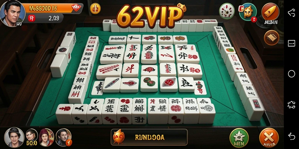Gameplay Mahjong yang seru dan menarik di 62VIP.