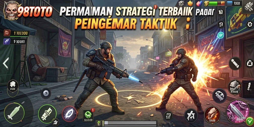 Tampilan gameplay 98TOTO menampilkan strategi dan taktik yang mendebarkan.