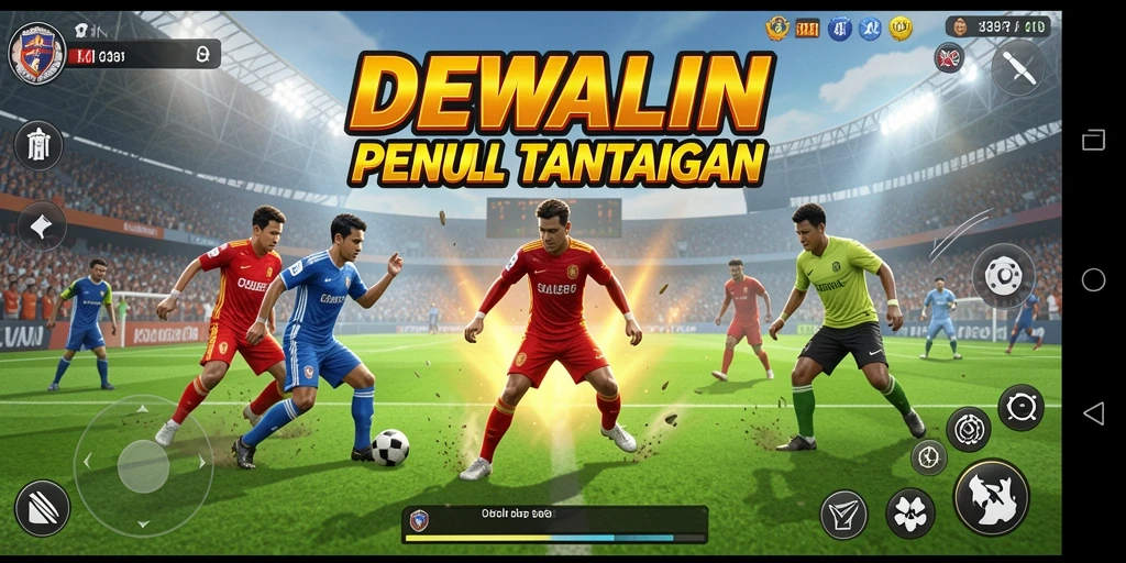 Gameplay seru di DEWALIN yang menampilkan berbagai cabang olahraga.