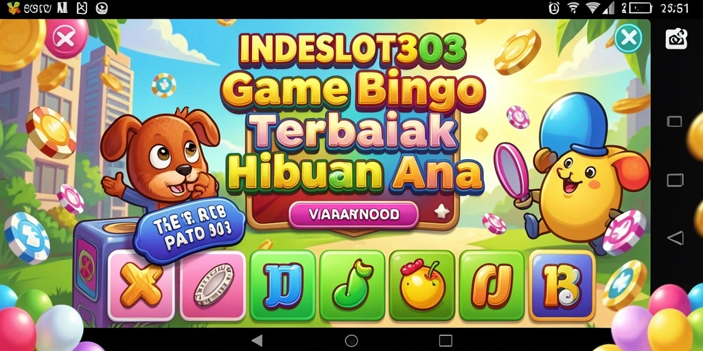Tampilan gameplay yang menarik dalam INDESLOT303 Bingo.