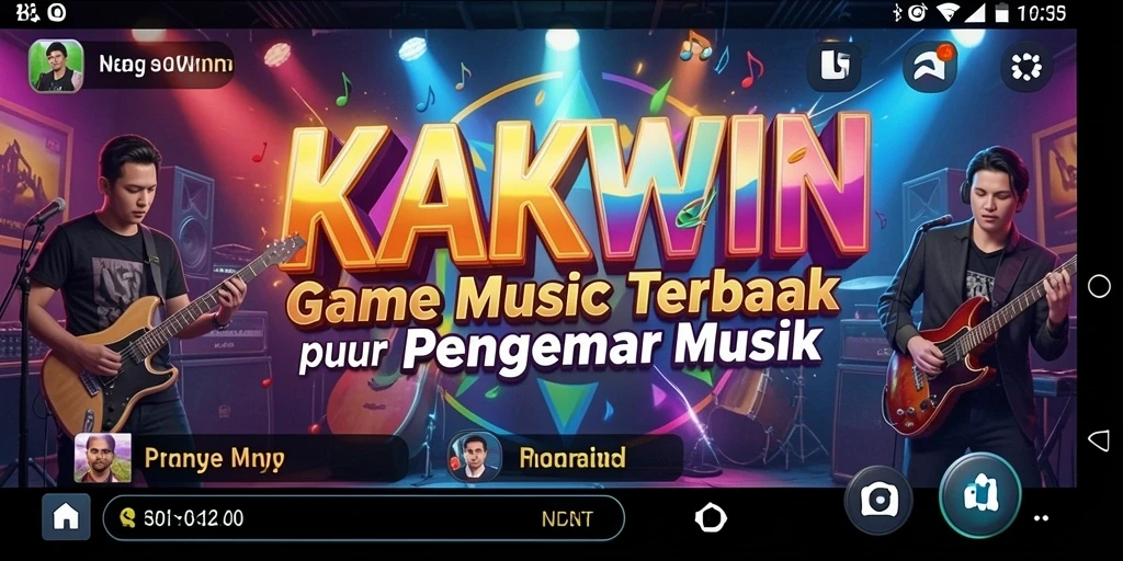Tangkapan layar utama KAKWIN menampilkan gameplay seru dan interaktif.