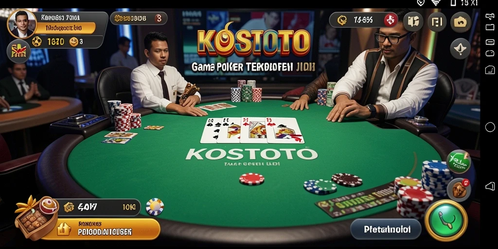 Tampilan gameplay KOSTOTO yang menarik dan mendebarkan.
