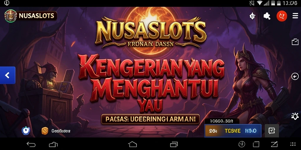 Gameplay menyeramkan NUSASLOTS yang menyajikan ketegangan luar biasa.