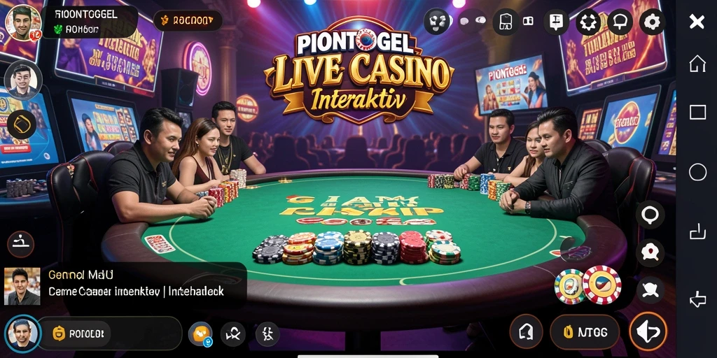 Gameplay seru dan interaktif di PIONTOGEL Live Casino.