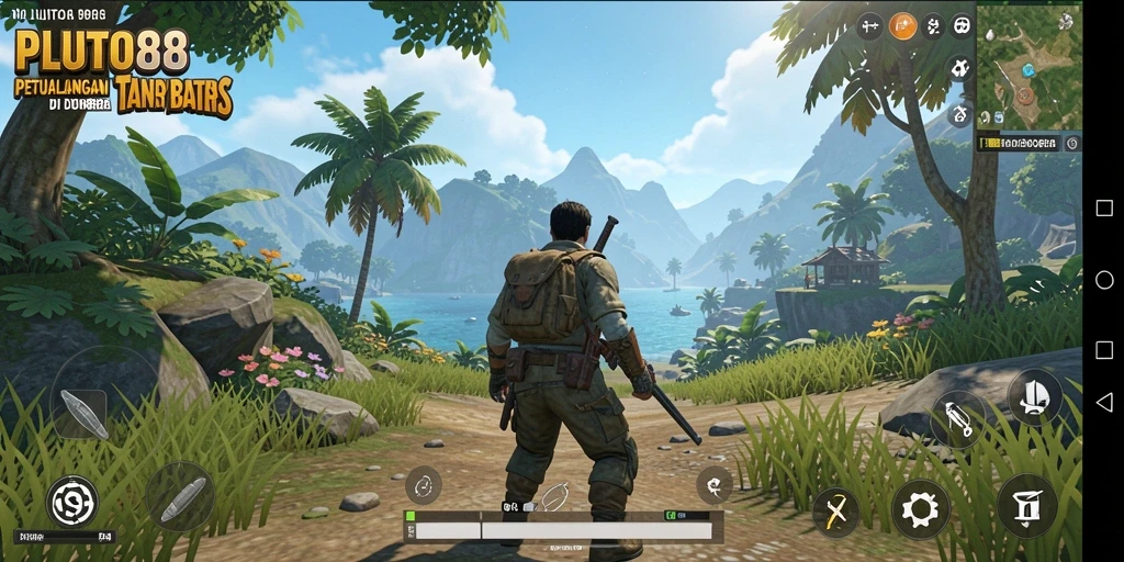 Tampilan gameplay PLUTO88 yang memukau dalam dunia terbuka.