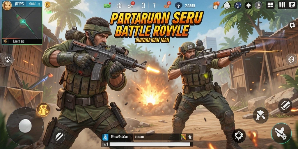 Gameplay mendebarkan dalam RVIP5 saat bertarung untuk bertahan hidup.