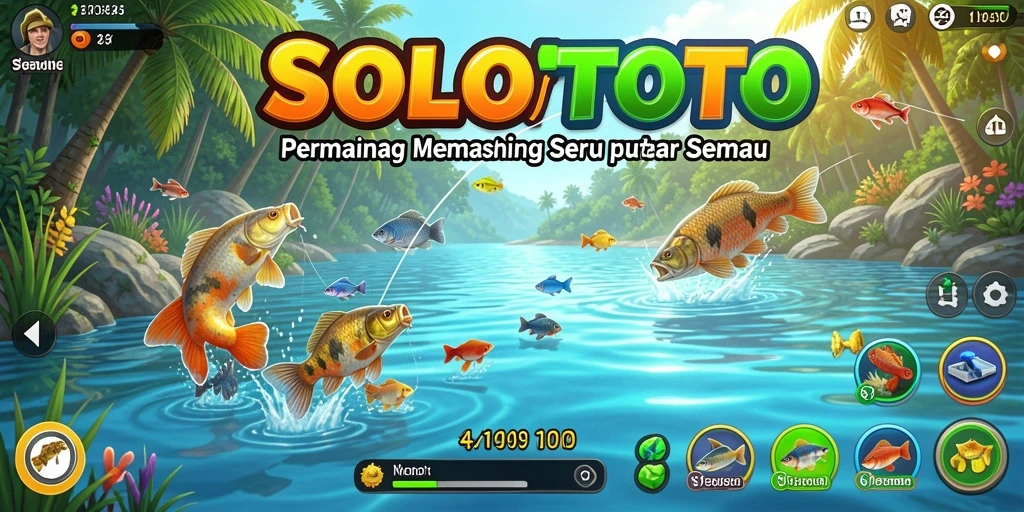 Tangkapan ikan menakjubkan dalam gameplay SOLOTOTO.
