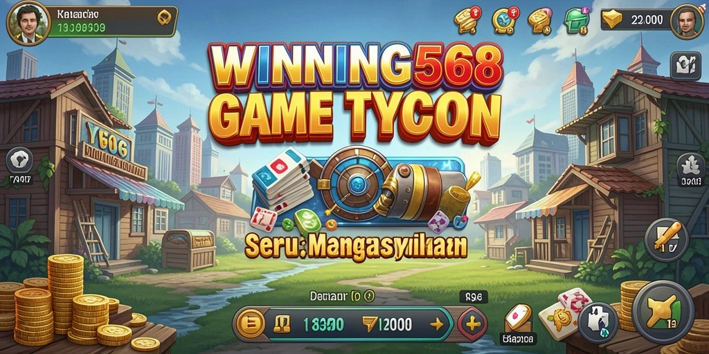 Screenshot gameplay WINNING568 menampilkan pengelolaan bisnis yang seru.
